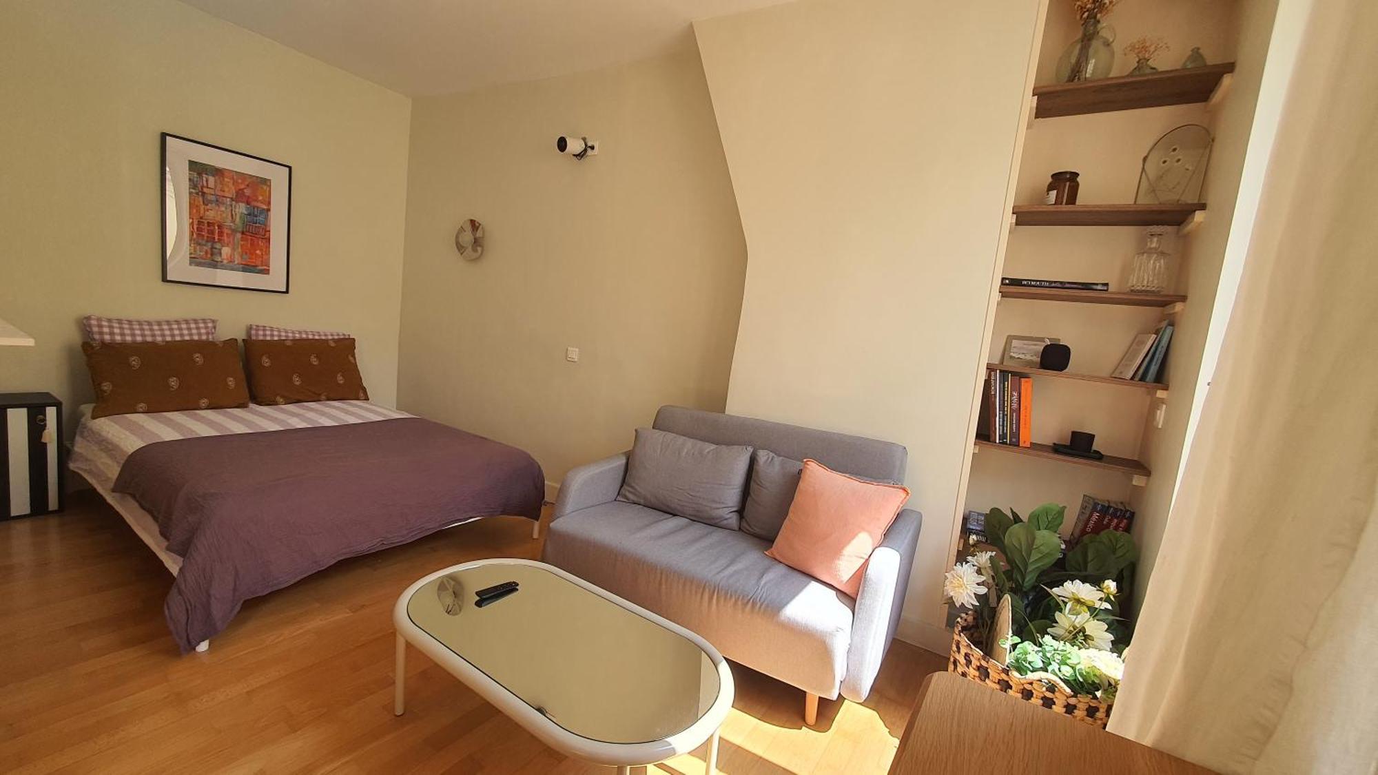 Studio Calme Et Ensoleille Entierement Renove Paris Exterior photo