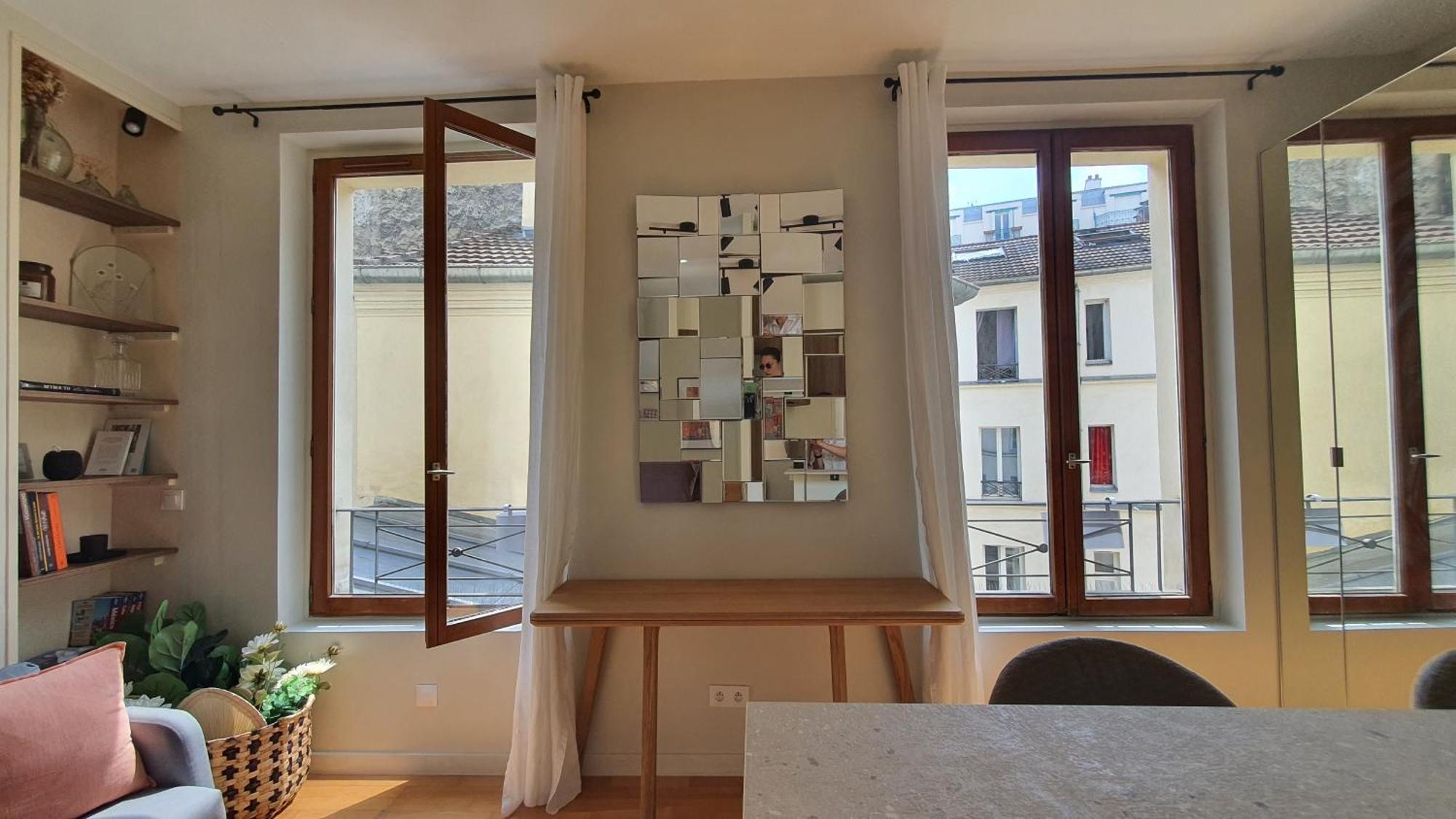 Studio Calme Et Ensoleille Entierement Renove Paris Exterior photo